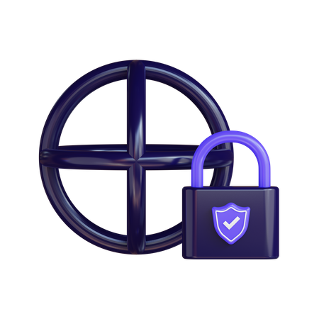 Digital Lock  3D Icon