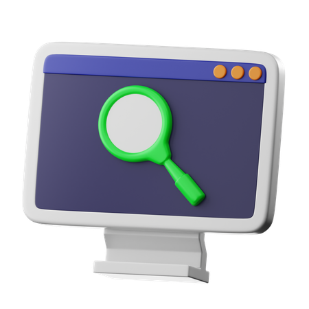 Digital Market Analysis  3D Icon