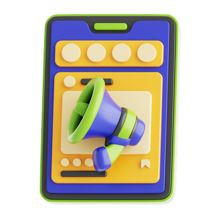 Digital Marketing  3D Icon