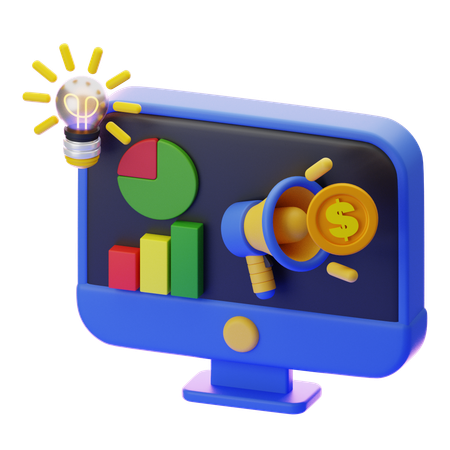 DIGITAL MARKETING  3D Icon