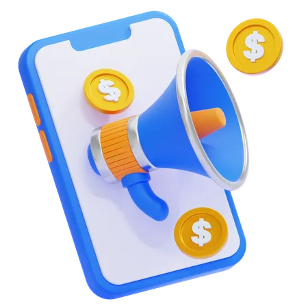 Digital Marketing  3D Icon