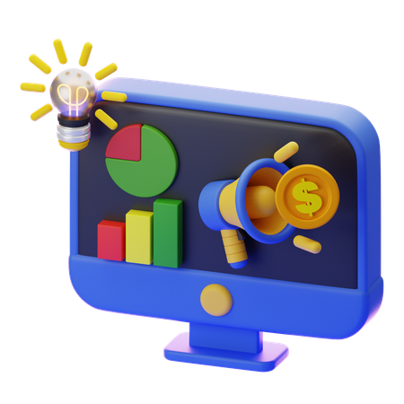 DIGITAL MARKETING  3D Icon