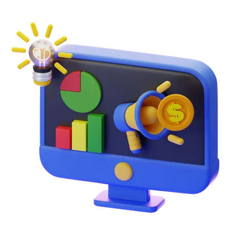 DIGITAL MARKETING  3D Icon