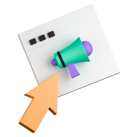 Digital Marketing  3D Icon