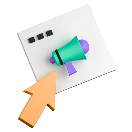 Digital Marketing  3D Icon