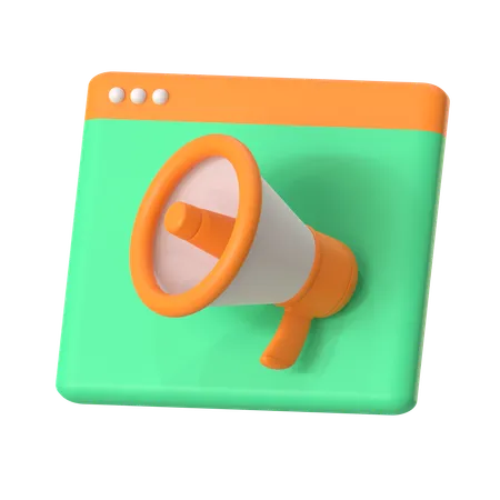 Digital Marketing  3D Icon