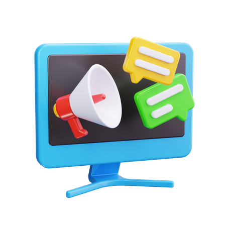 Digital Marketing  3D Icon