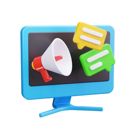 Digital Marketing  3D Icon