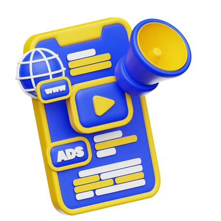 Digital Marketing  3D Icon