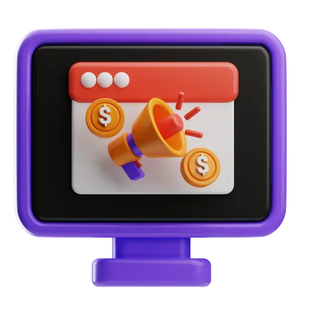 Digital Marketing  3D Icon