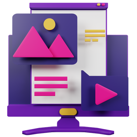 Digital Marketing  3D Icon