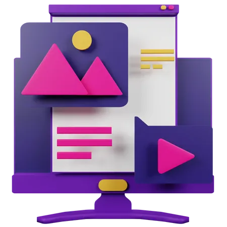 Digital Marketing  3D Icon