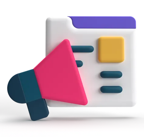 Digital Marketing  3D Icon