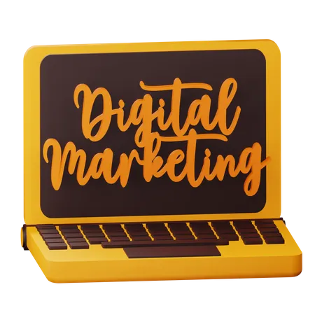 Digital Marketing  3D Icon