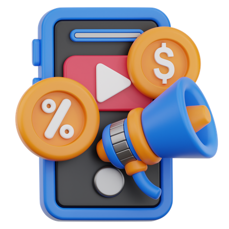 Digital Marketing  3D Icon