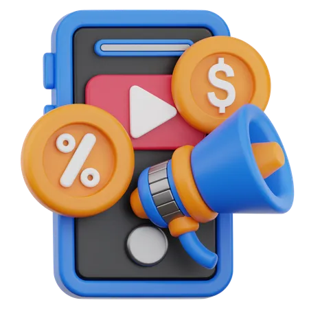 Digital Marketing  3D Icon