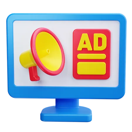 Digital Marketing  3D Icon