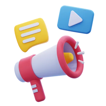 Digital marketing  3D Icon