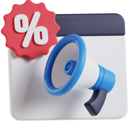 Digital Marketing  3D Icon