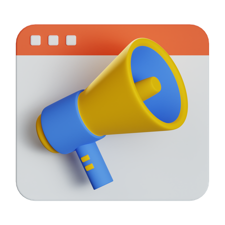 Digital Marketing  3D Icon