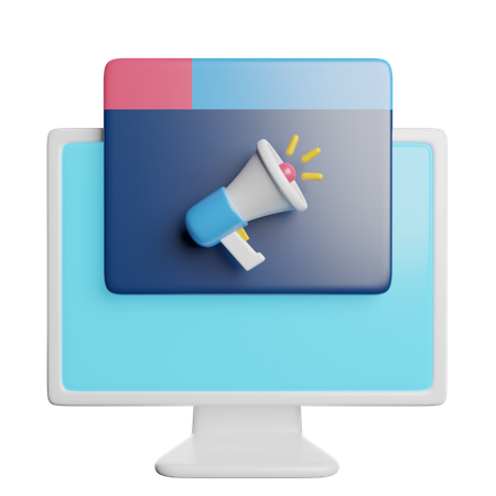 Digital Marketing  3D Icon