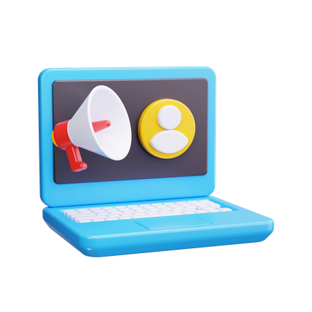 Digital Marketing  3D Icon