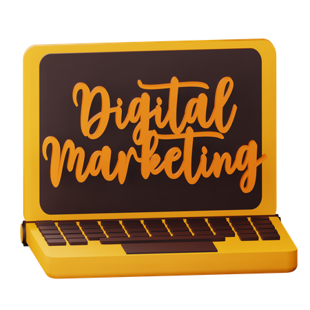 Digital Marketing  3D Icon