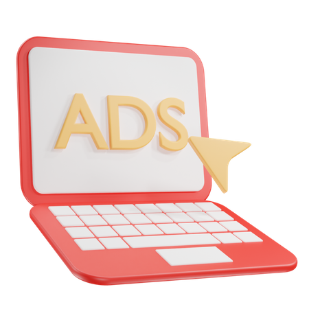 Digital Marketing Ads 3D Icon