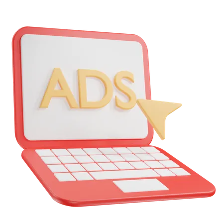 Digital Marketing Ads 3D Icon