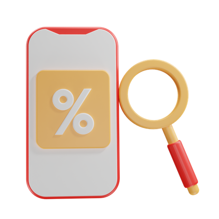 Digital Marketing Discount  3D Icon