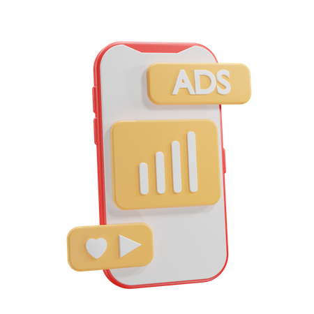 Digital Marketing Report 3D Icon