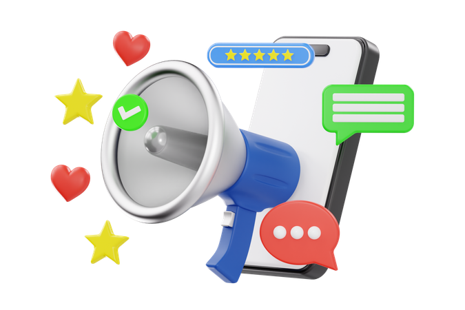 Digital Marketing Strategy  3D Icon
