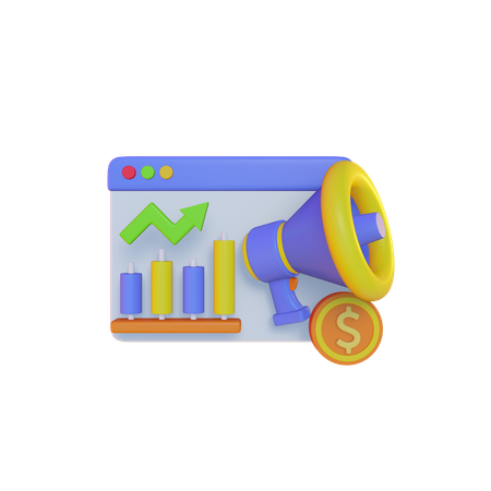 Digital Marketing Strategy  3D Illustration