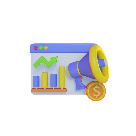 Digital Marketing Strategy  3D Illustration