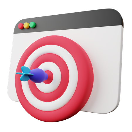 Digital Marketing Target Audience  3D Icon