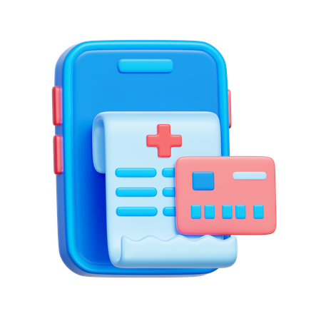 Digital Medical Report  3D Icon