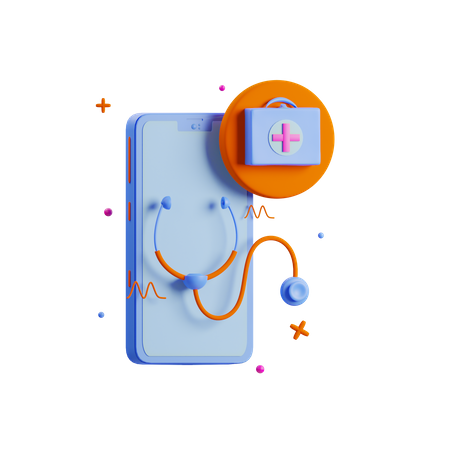 Digital Medicine  3D Icon