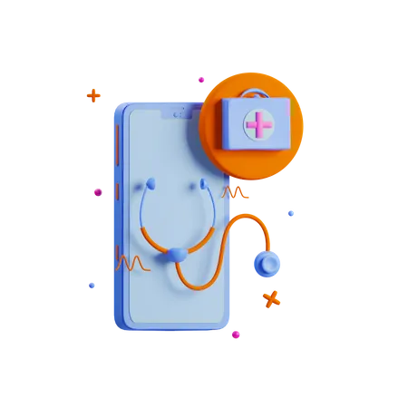 Digital Medicine  3D Icon