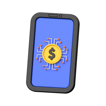 A Modern Representation Of Virtual Currency Showcasing Innovation And Convenience In A Dynamic Three Dimensional Design 3D Icon