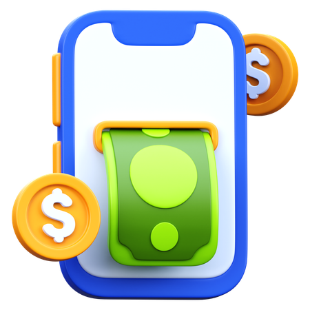 Digital Money  3D Icon