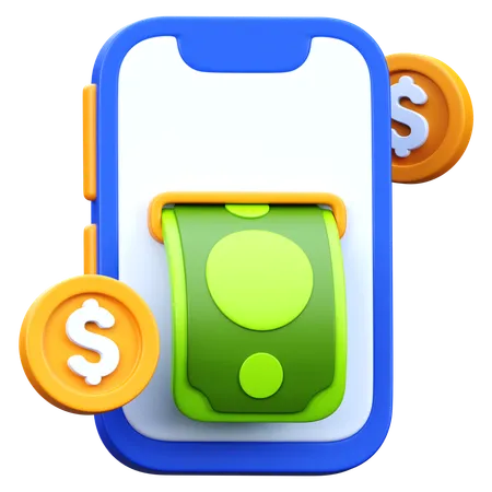 Digital Money  3D Icon