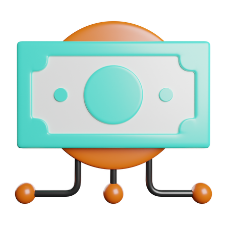 Digital Money  3D Icon