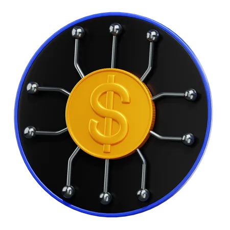 Digital Money  3D Icon