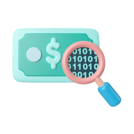 Digital Money  3D Icon