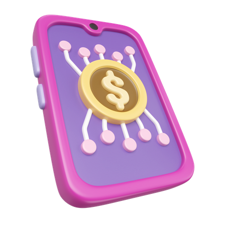 Digital Money  3D Icon