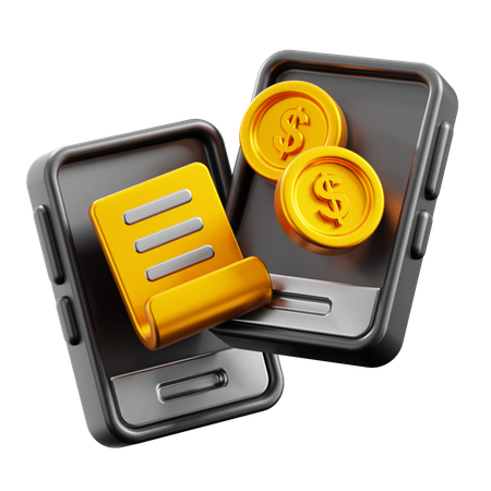 Digital Money  3D Icon