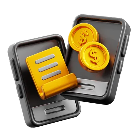 Digital Money  3D Icon