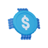 3d digital money emoji