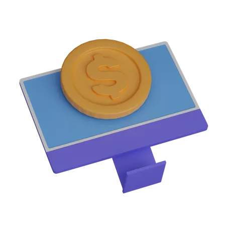 Digital money 3D Icon