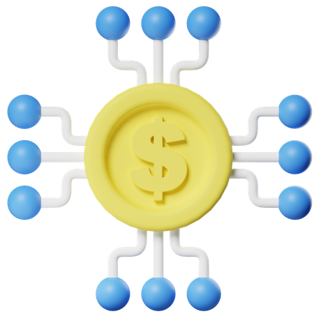 Digital Money  3D Icon